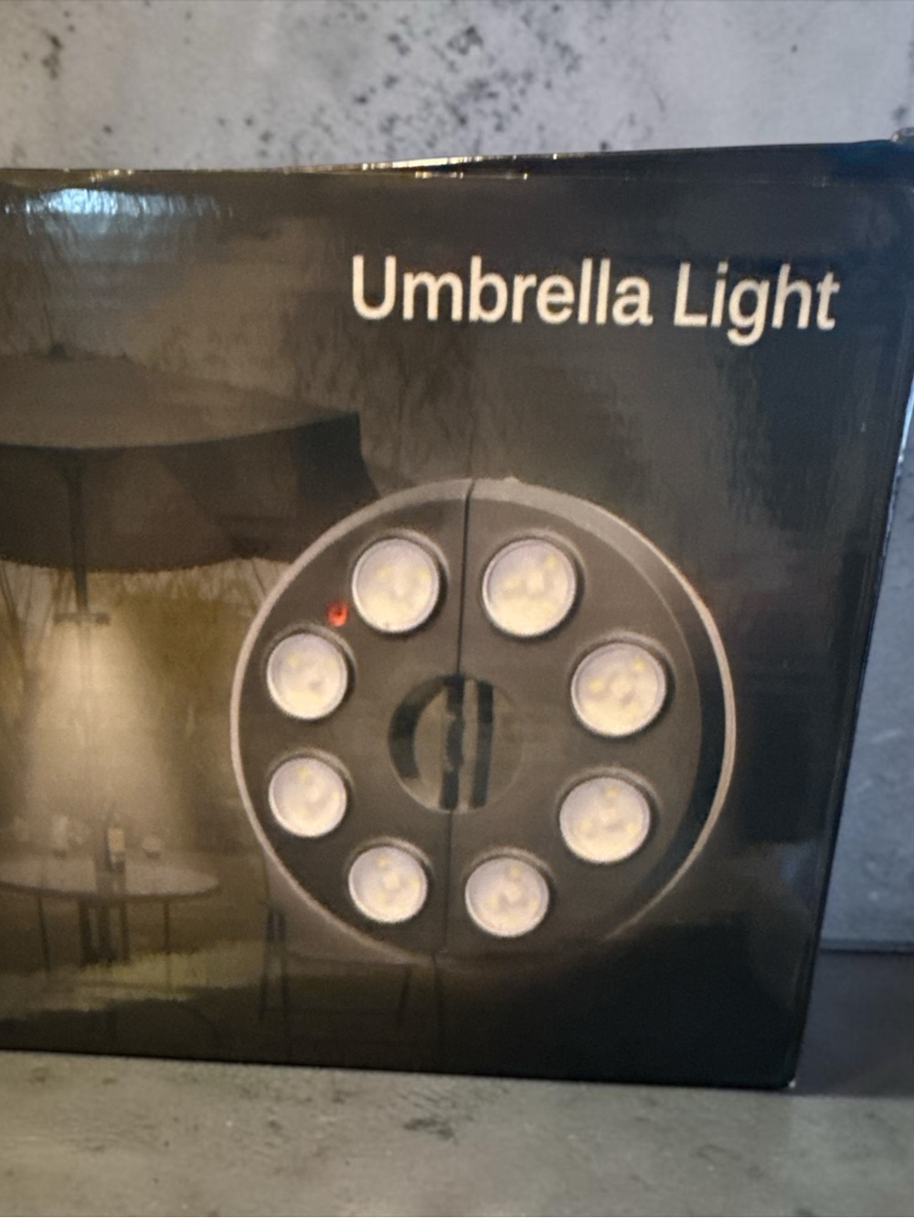 Amazon Black Umbrella Light LED Ring Lantern